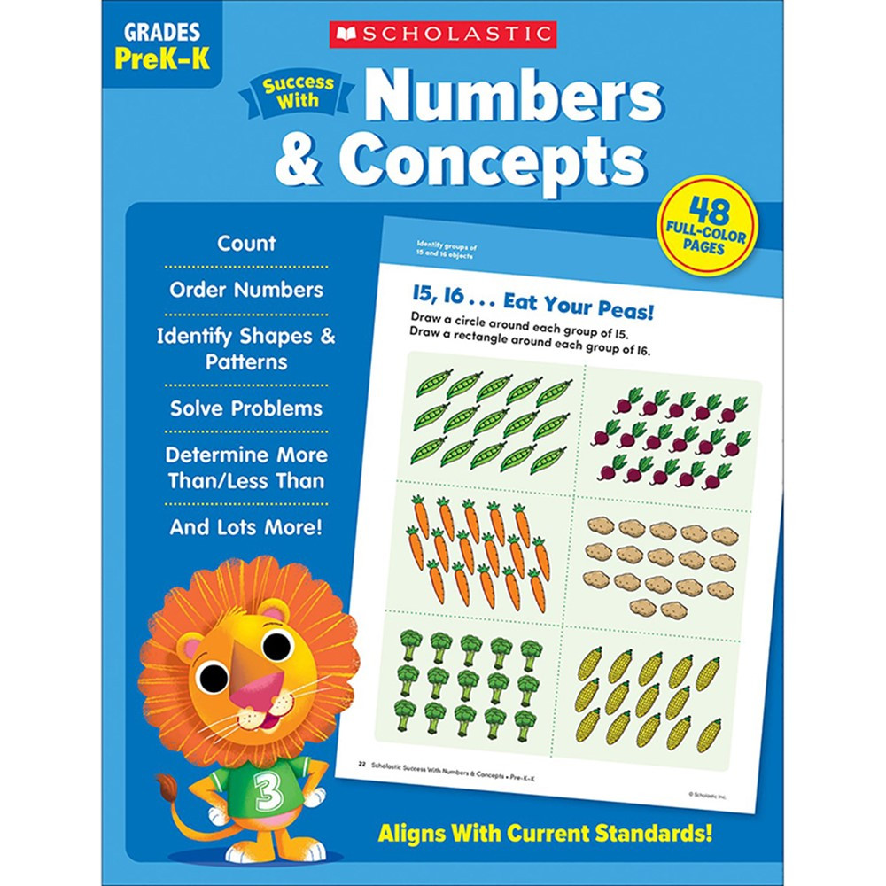 Success With Numbers & Concepts - SC-735541 | Scholastic Teaching Resources | Activity Books