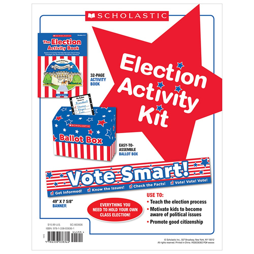 Election Activity Kit, Revised Edition - SC-803836 | Scholastic Teaching Resources | Government