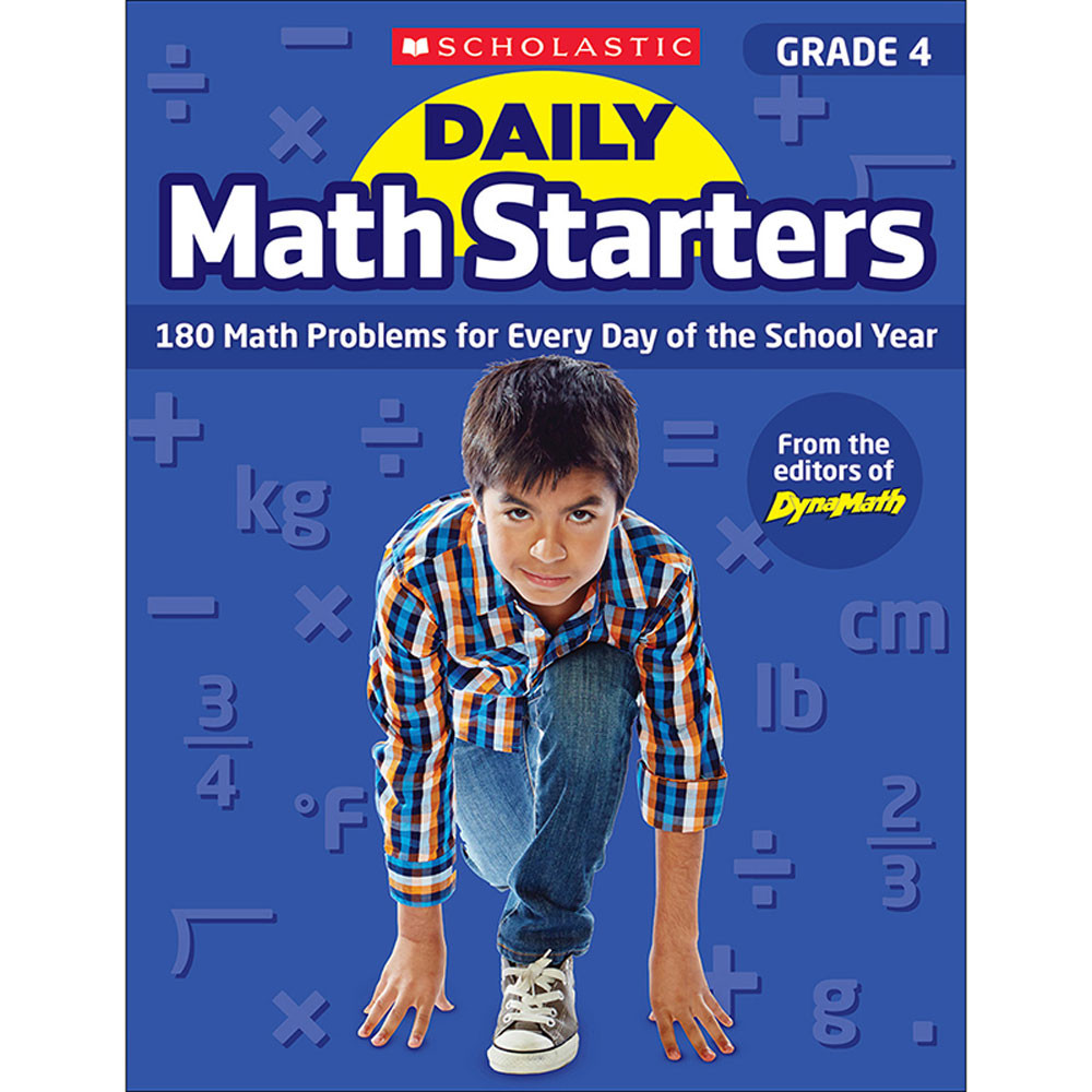 SC-815961 - Daily Math Starters Gr 4 in Activity Books
