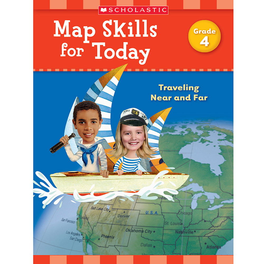 SC-821491 - Map Skills For Today Gr 4 in Geography