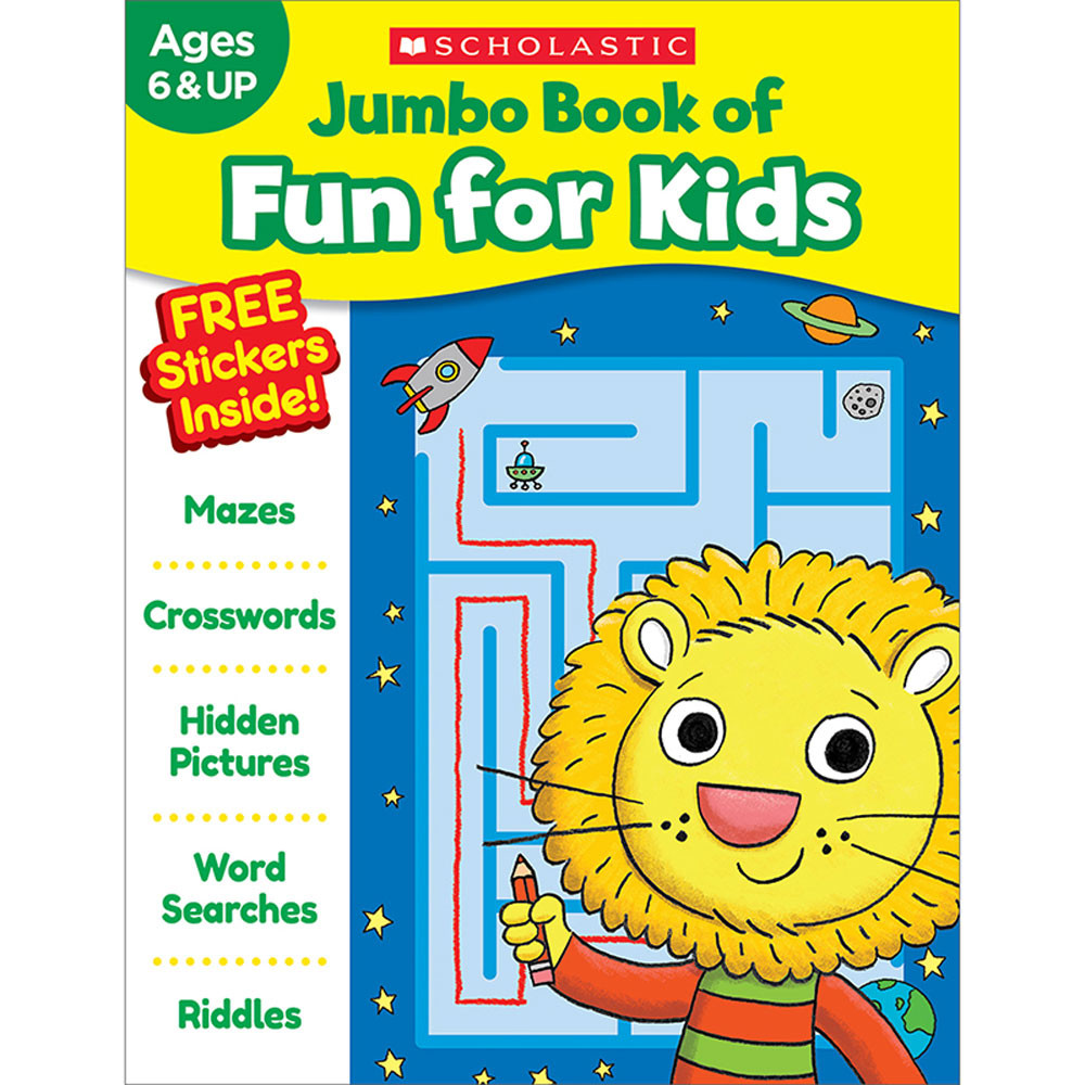 SC-821834 - Jumbo Fun Workbooks Fun For Kids in Skill Builders