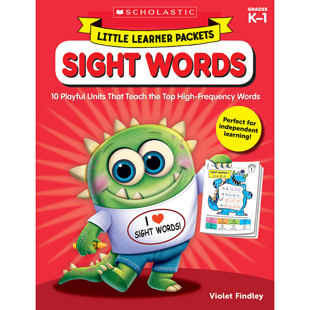 SC-822827 - Little Learner Packets Sight Words Gr K-1 in Language Arts