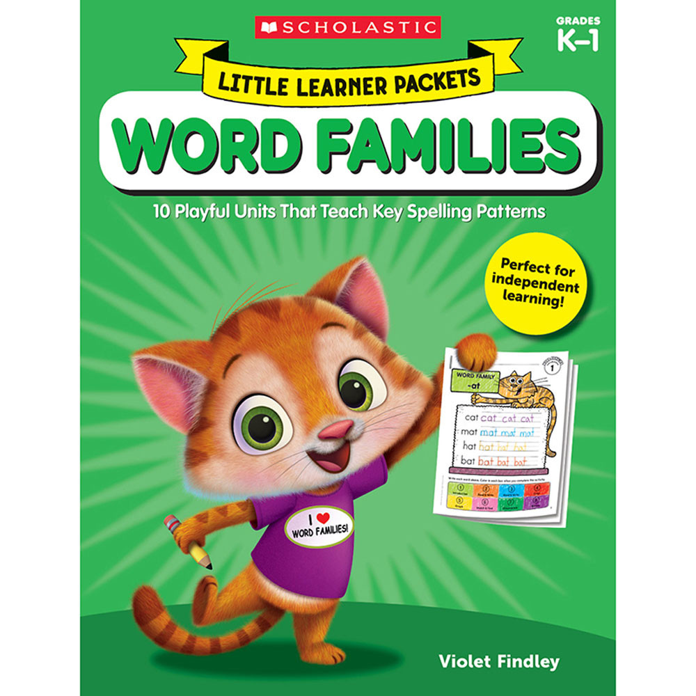 SC-823030 - Little Learner Packet Word Families in Language Arts