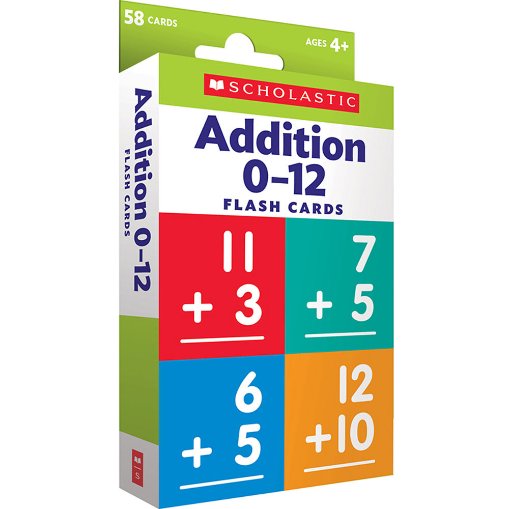 SC-823354 - Flash Cards Addition 0 To 12 in Letter Recognition