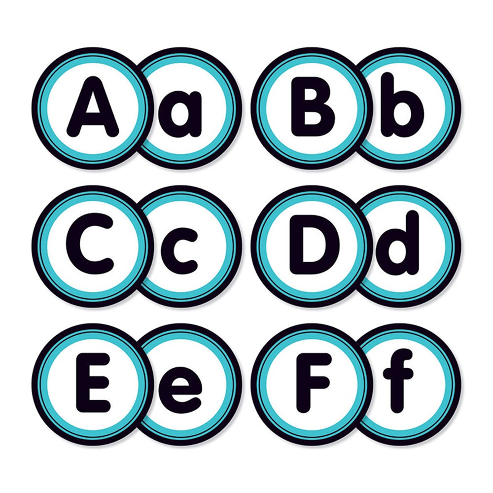 SC-823622 - Aqua Oasis Alphabet Bulletin Board in Classroom Theme