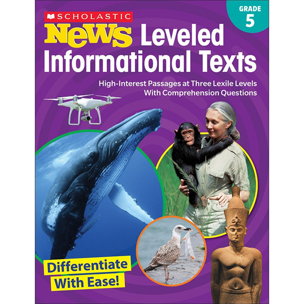 SC-828475 - Gr 5 Scholastic News Leveled Info Texts in Activities