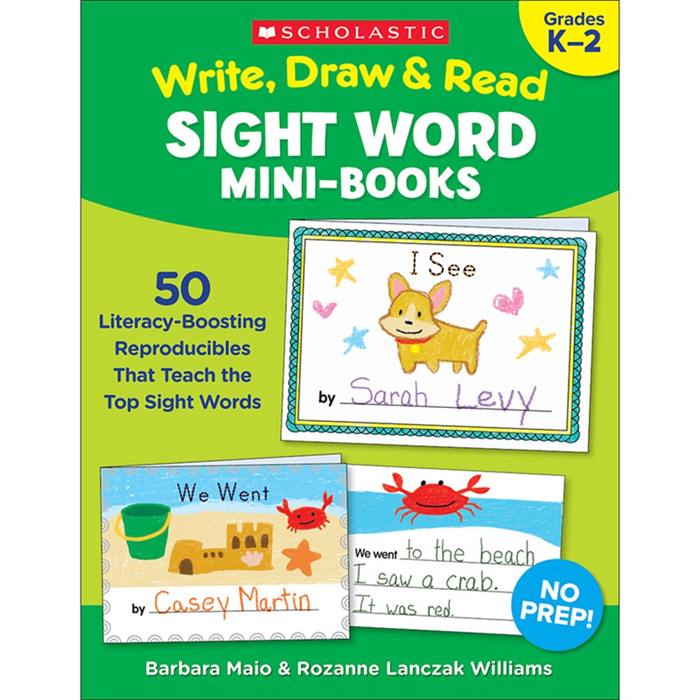 SC-830630 - Write Draw & Read Mini Books Sight Word in Sight Words
