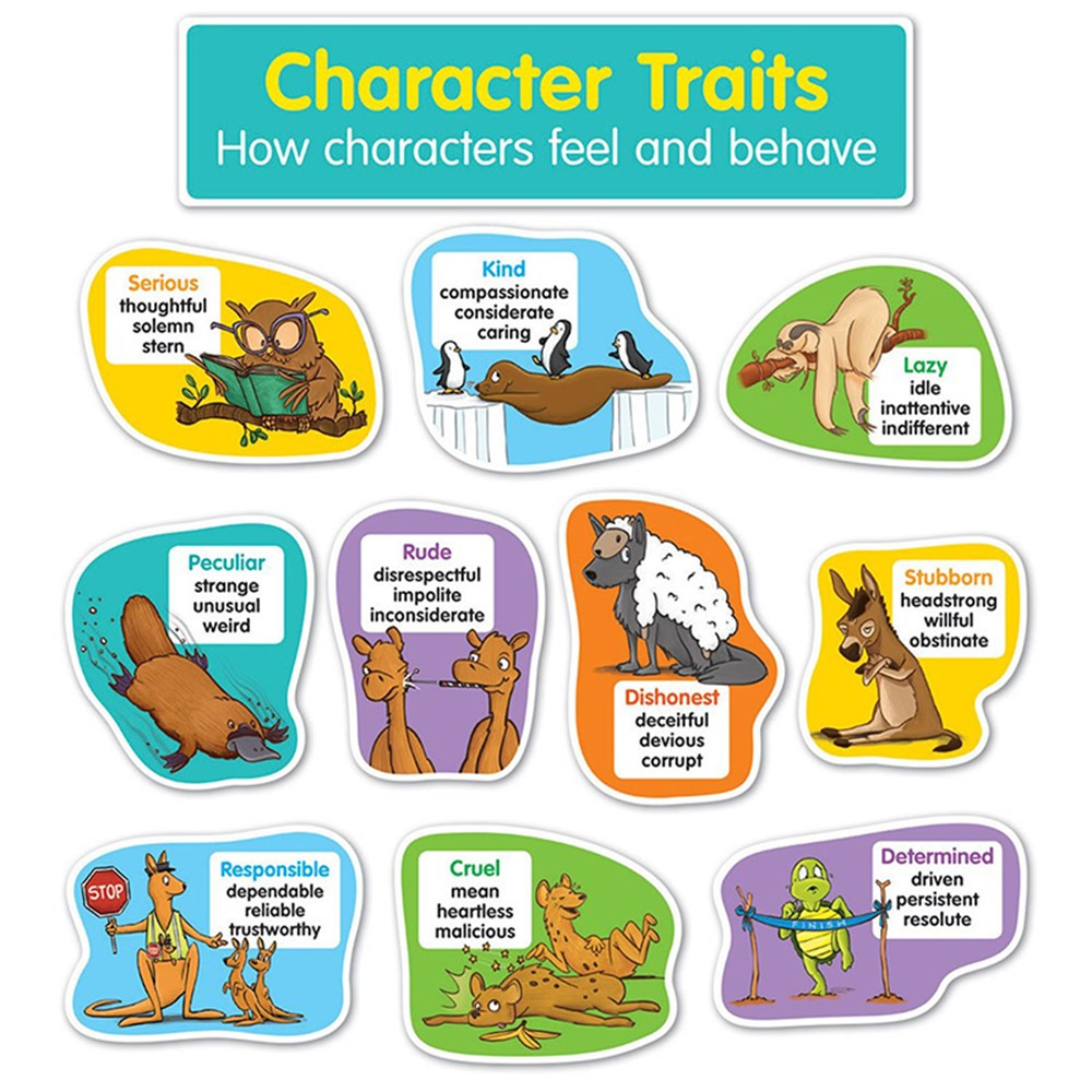 SC-834494 - Character Traits Bulletin Board St in Motivational