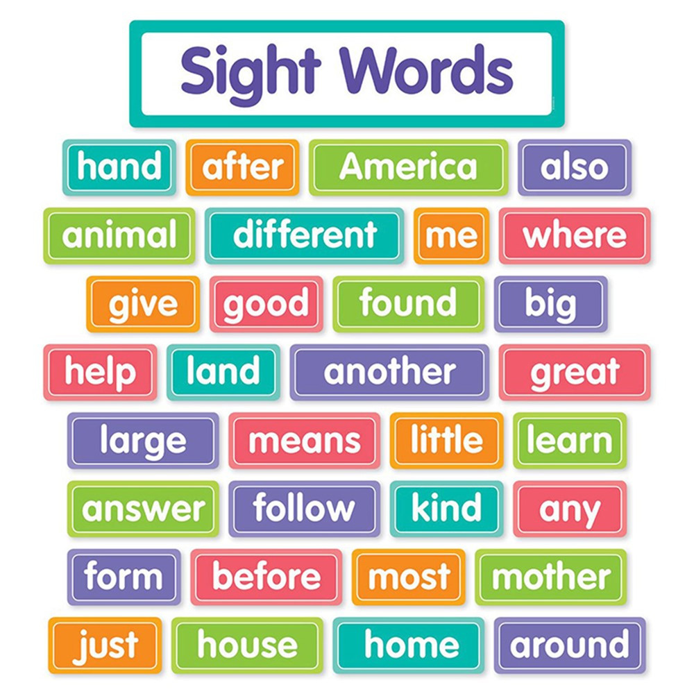 SC-834755 - More Sight Words Bulletin Board St in Language Arts