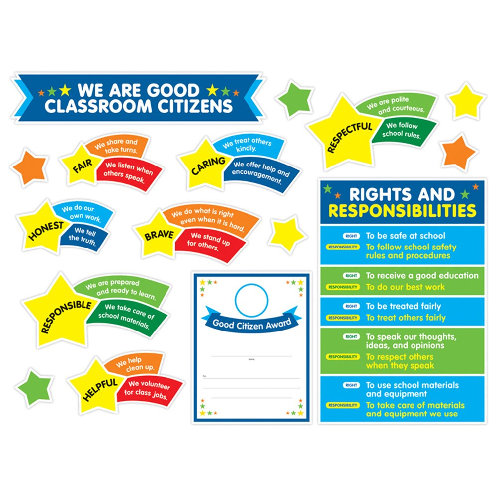 We Are Good Classroom Citizens Bulletin Board Set - SC-862623 | Scholastic Teaching Resources | Classroom Theme