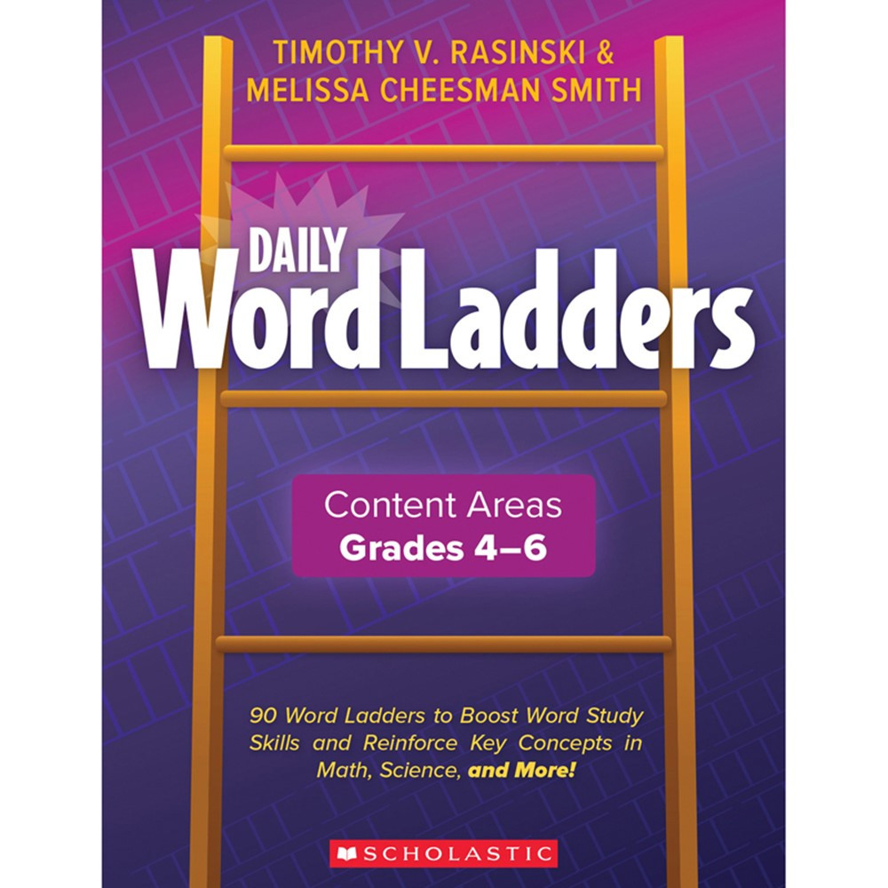 Daily Word Ladders Content Areas, Grades 4-6 - SC-862744 | Scholastic Teaching Resources | Word Skills