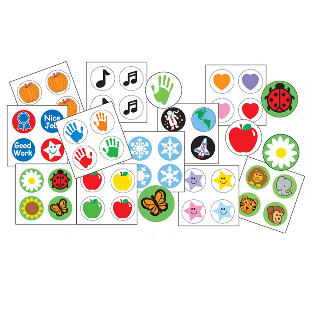 2880ct Incentive Stickers Seasonal Pack - SE-4018 | Creative Shapes Etc. Llc | Stickers