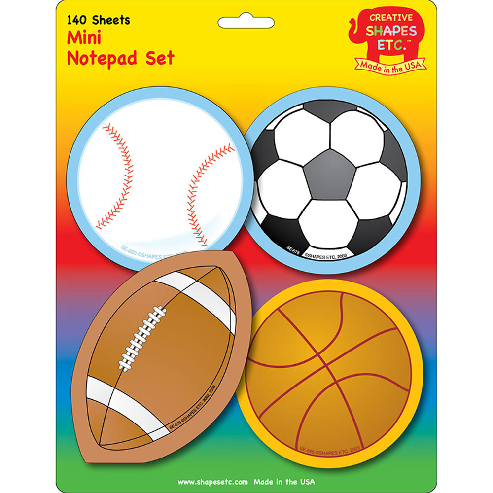SE-7942 - Sports Set Mini Notepad in Note Pads