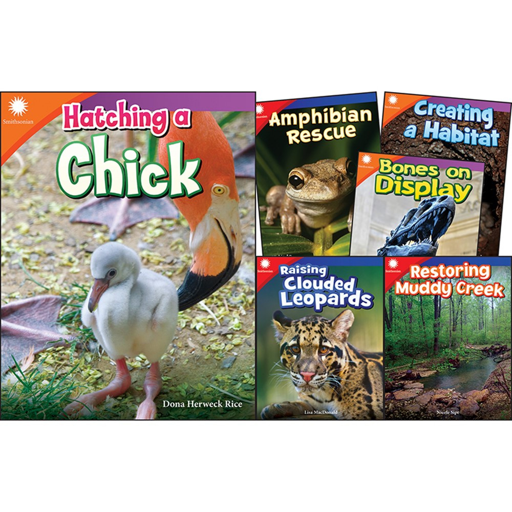Smithsonian Informational Text: Animals Grades 2-3: 6-Book Set - SEP109755 | Shell Education | Animal Studies