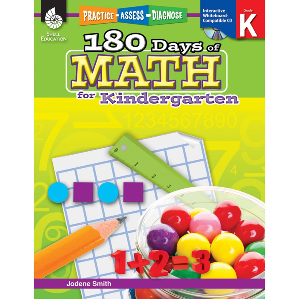 SEP50803 - 180 Days Of Math Gr K in Activity Books
