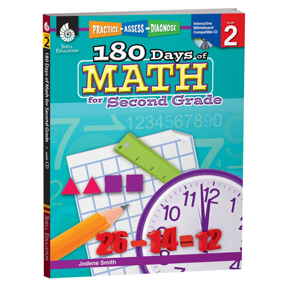 SEP50805 - 180 Days Of Math Gr 2 in Activity Books
