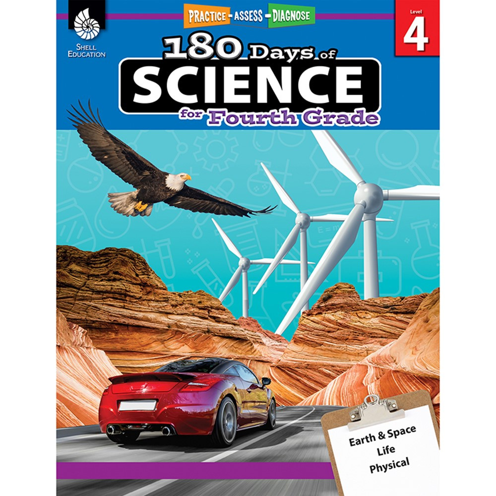 SEP51410 - 180 Days Of Science Grade 4 in Activity Books & Kits