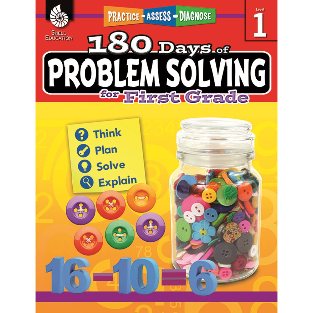 SEP51613 - 180 Day Problem Solving Gr1 Workbk in Books