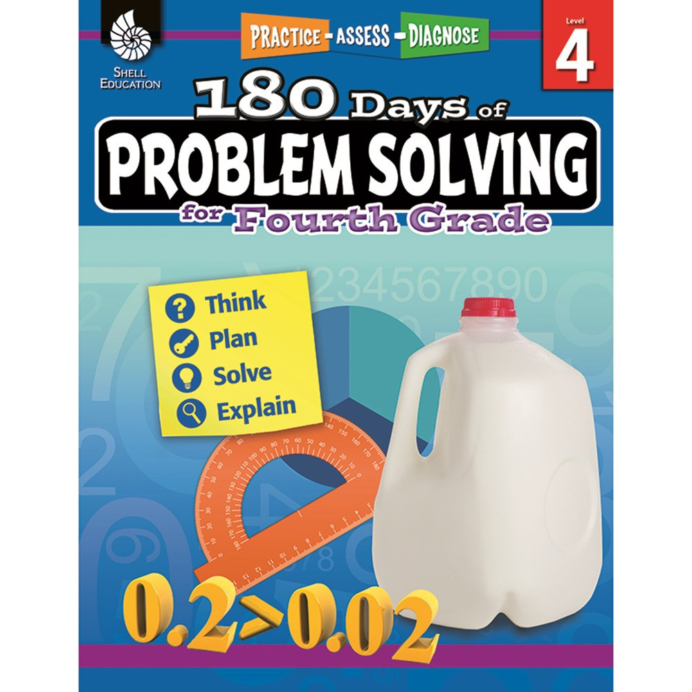 SEP51616 - 180 Day Problem Solving Gr4 Workbk in Books