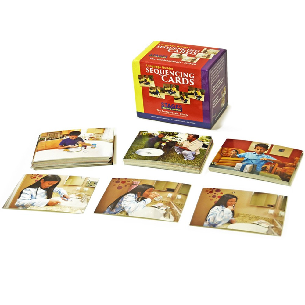 SLM005 - Language Builder Pic Sequence Cards in Language Arts