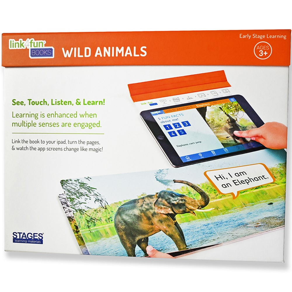 SLM1001 - Link4fun Wild Animals Book in Language Arts
