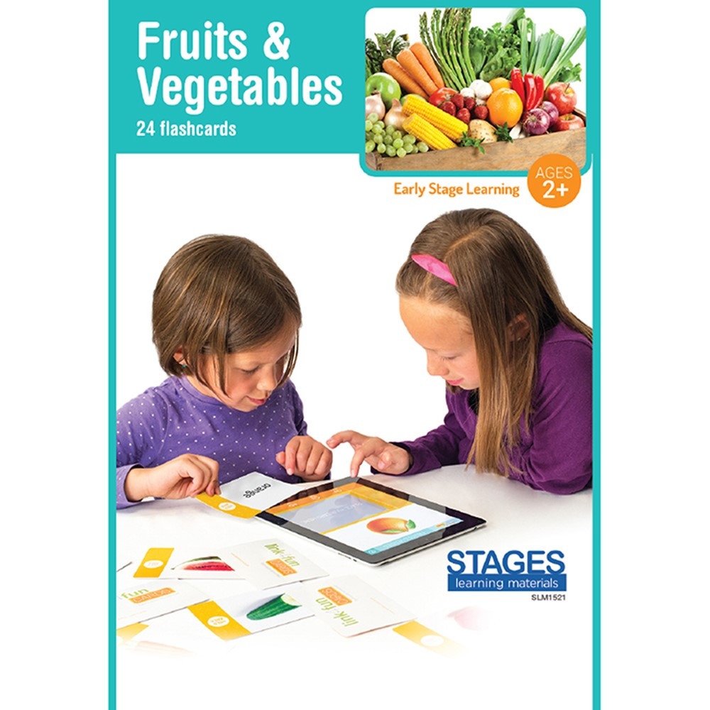 SLM1521 - Link4fun Fruits/Veggies Cards in Language Arts
