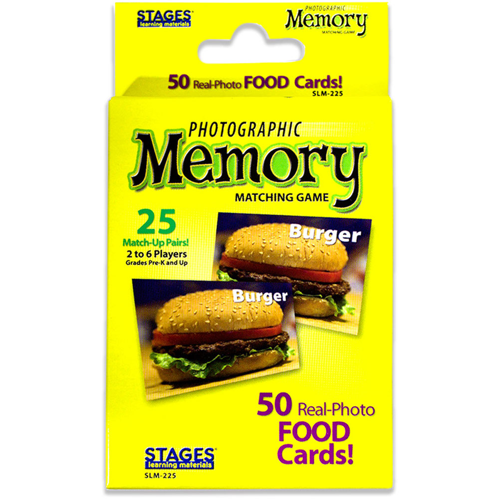 SLM225 - Food Photographic Memory Matching Game in Language Arts