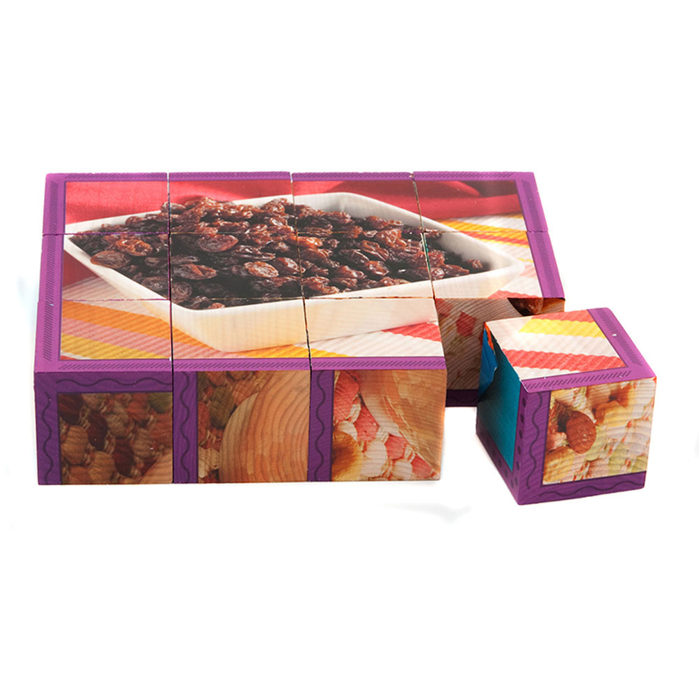 SLM406 - Snacks Cube Puzzle in Health & Nutrition