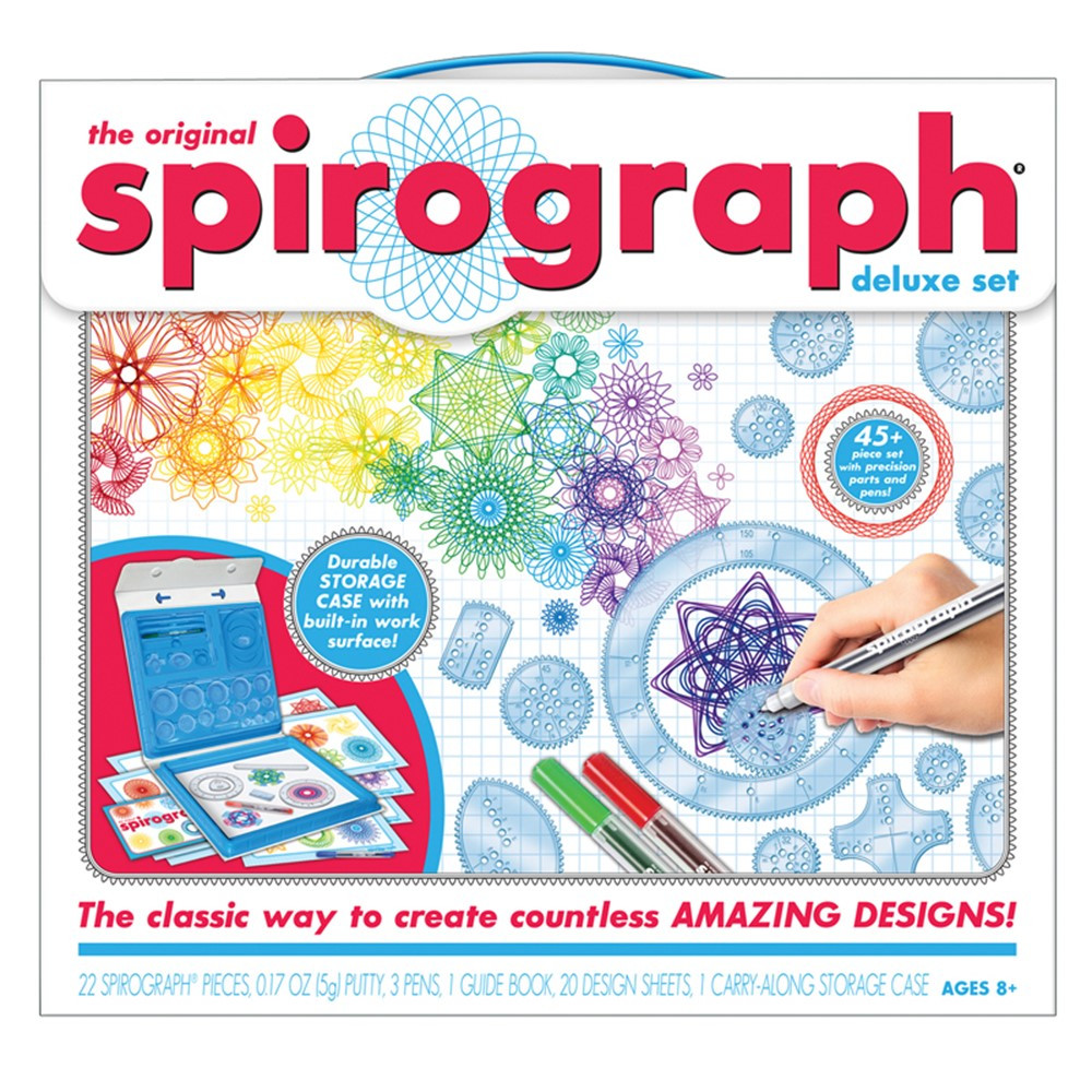 The Original Spirograph Deluxe Kit - SME1001Z | Playmonster Llc (Patch) | Art & Craft Kits
