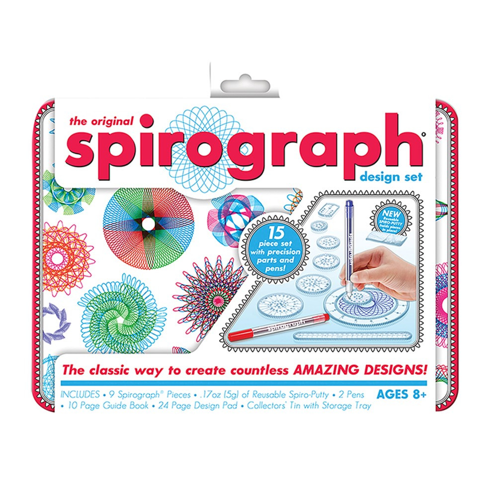 Spirograph Design Set Tin - SME1002Z | Playmonster Llc (Patch) | Art & Craft Kits