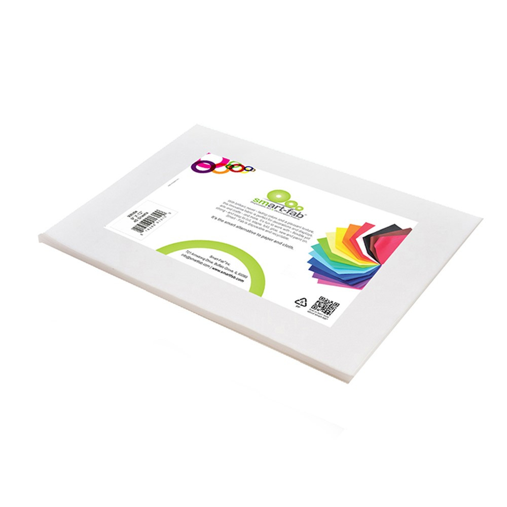 SMF23809124510 - Smart Fab Cut Sheets 9X12 White in Craft Paper