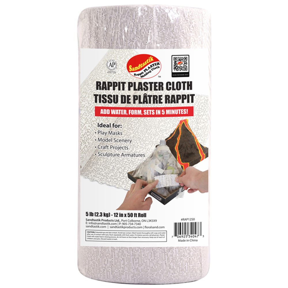 Rappit Plaster Cloth, 12 x 50' Roll - SNDRAP1250, Sandtastik
