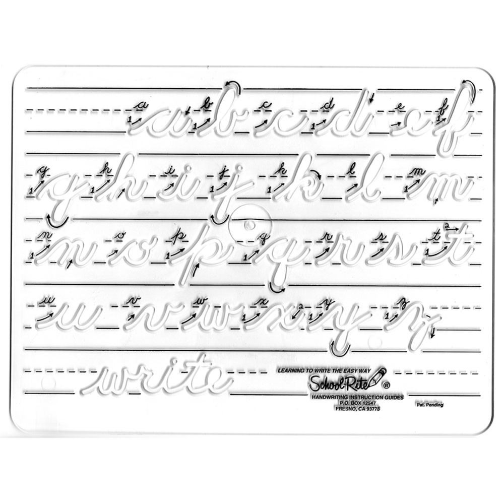 SR-4261 - Template Cursive Lowercase 1 Letters in Handwriting Skills