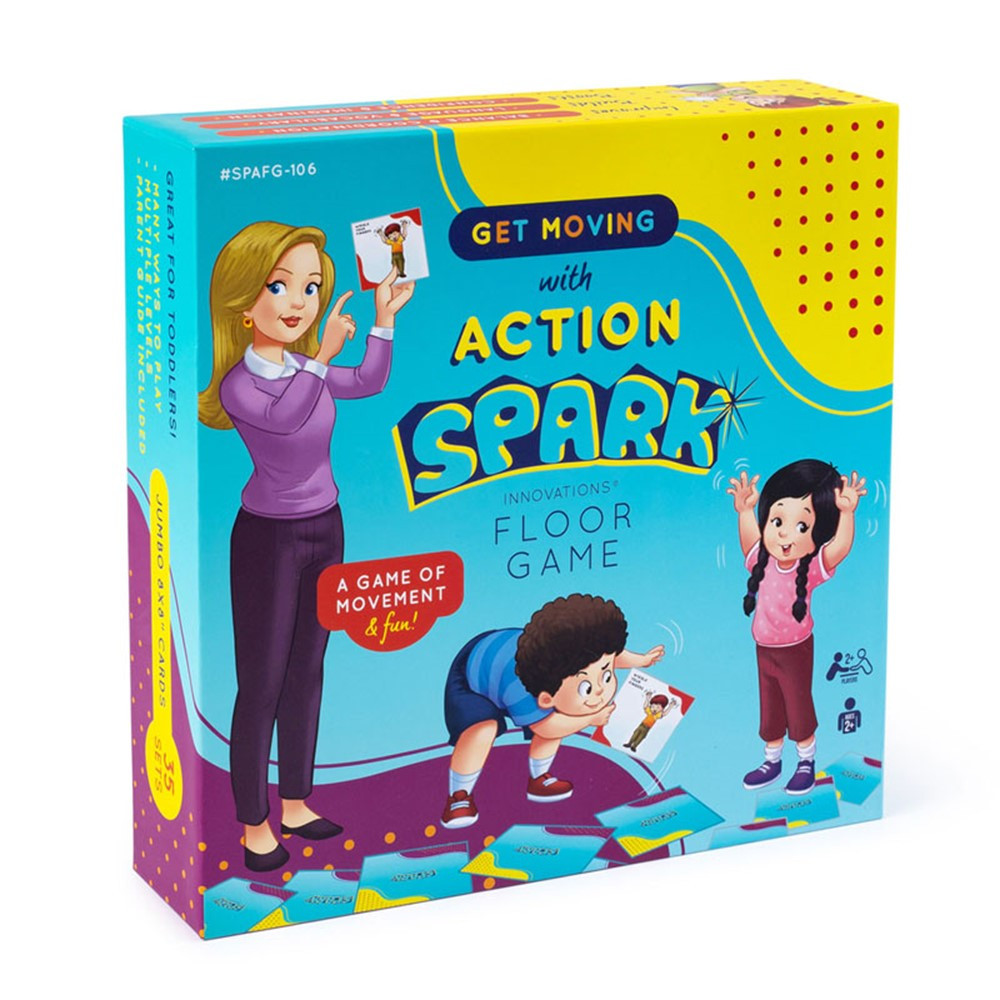 Action Cards SPARK Floor Game - SRKSPAFG106 | Spark Innovations | Card Games