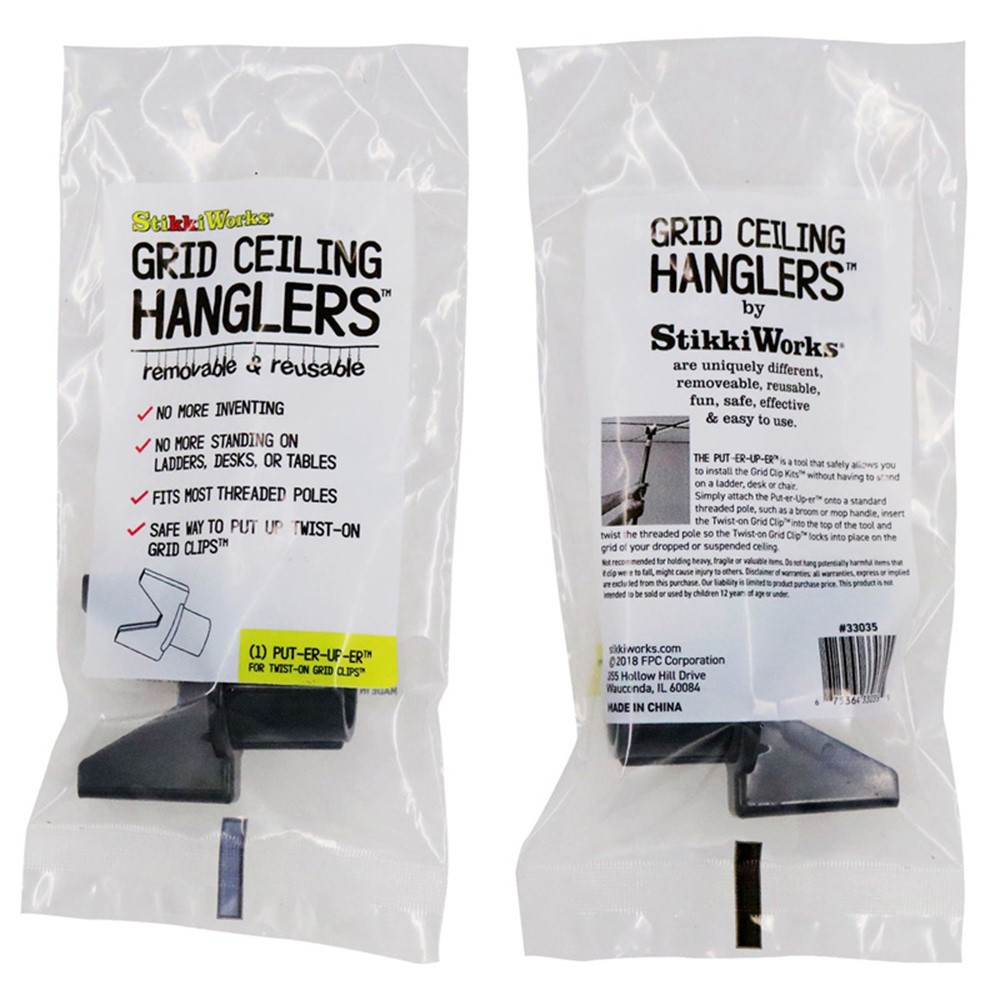 STK33035 - Ceiling Hanglers Grid Clip 1/Pk Put-Up in Clips
