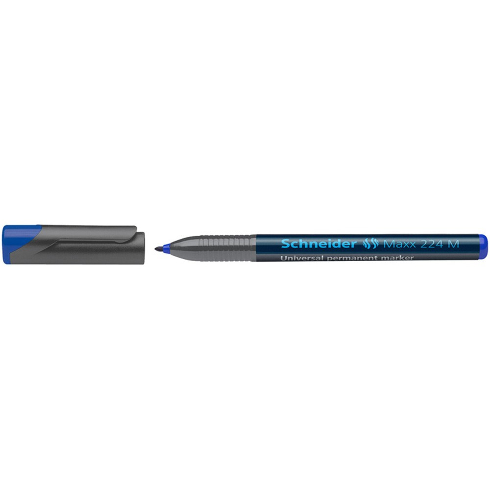 Maxx 224 Medium Point Permanent Marker, Blue Ink, 1 Marker - STW1203 | Stride, Inc. | Markers