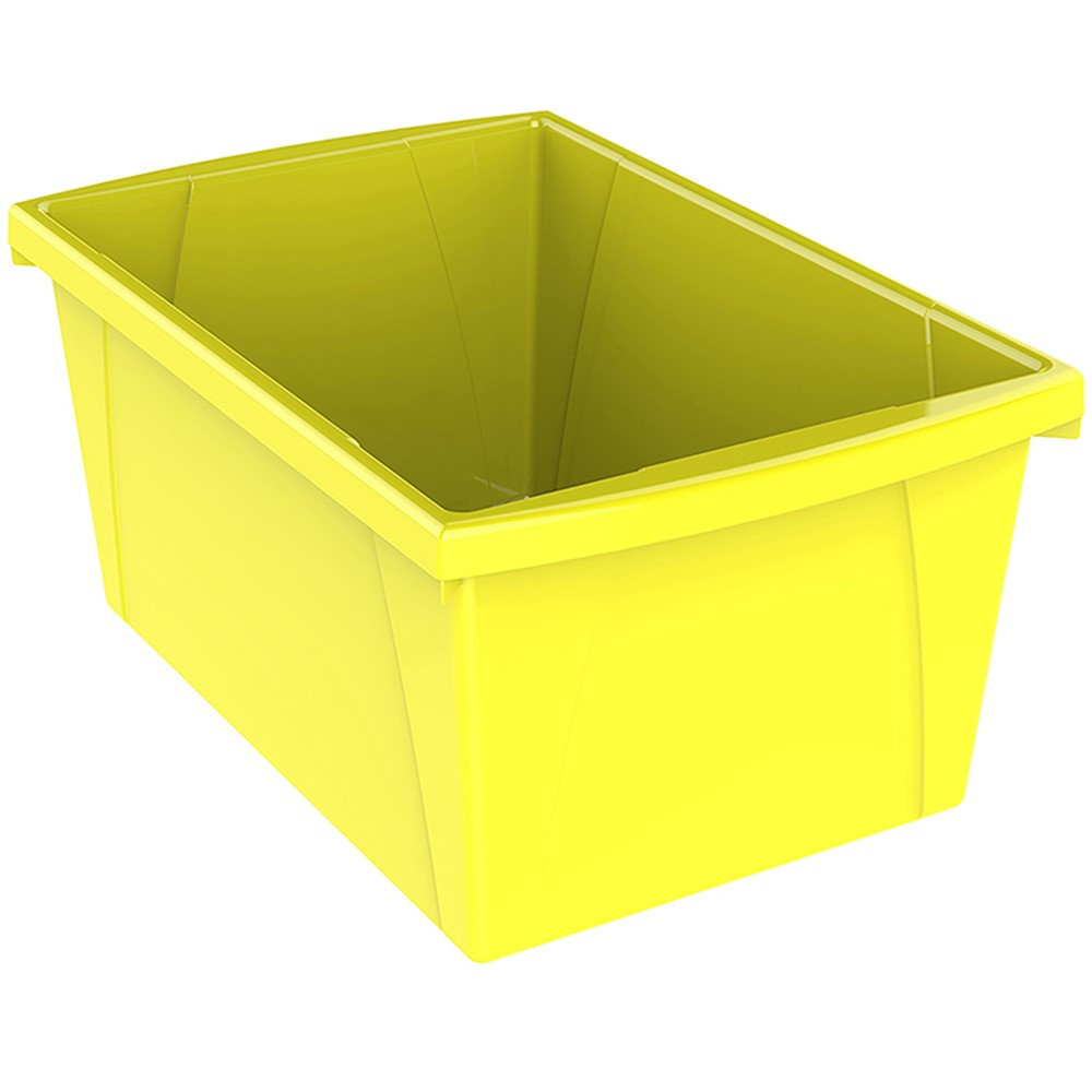 Medium Classroom Storage Bin, Yellow - STX61484U06C | Storex Industries | Storage Containers