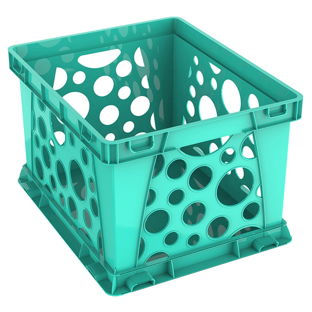 Large File Crate, Teal - STX61670U03C | Storex Industries | Storage Containers