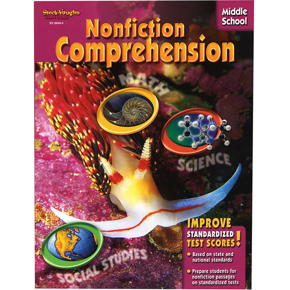 Reproducible　Harcourt　Mifflin　Comprehension　SV-89494　Nonfiction　Grades　Comprehension　7-8　Houghton　Nonfiction　Comprehension
