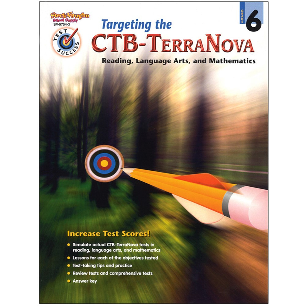 SV-97543 - Test Success Targeting The Ctb/ Terranova Gr 6 in Cross-curriculum