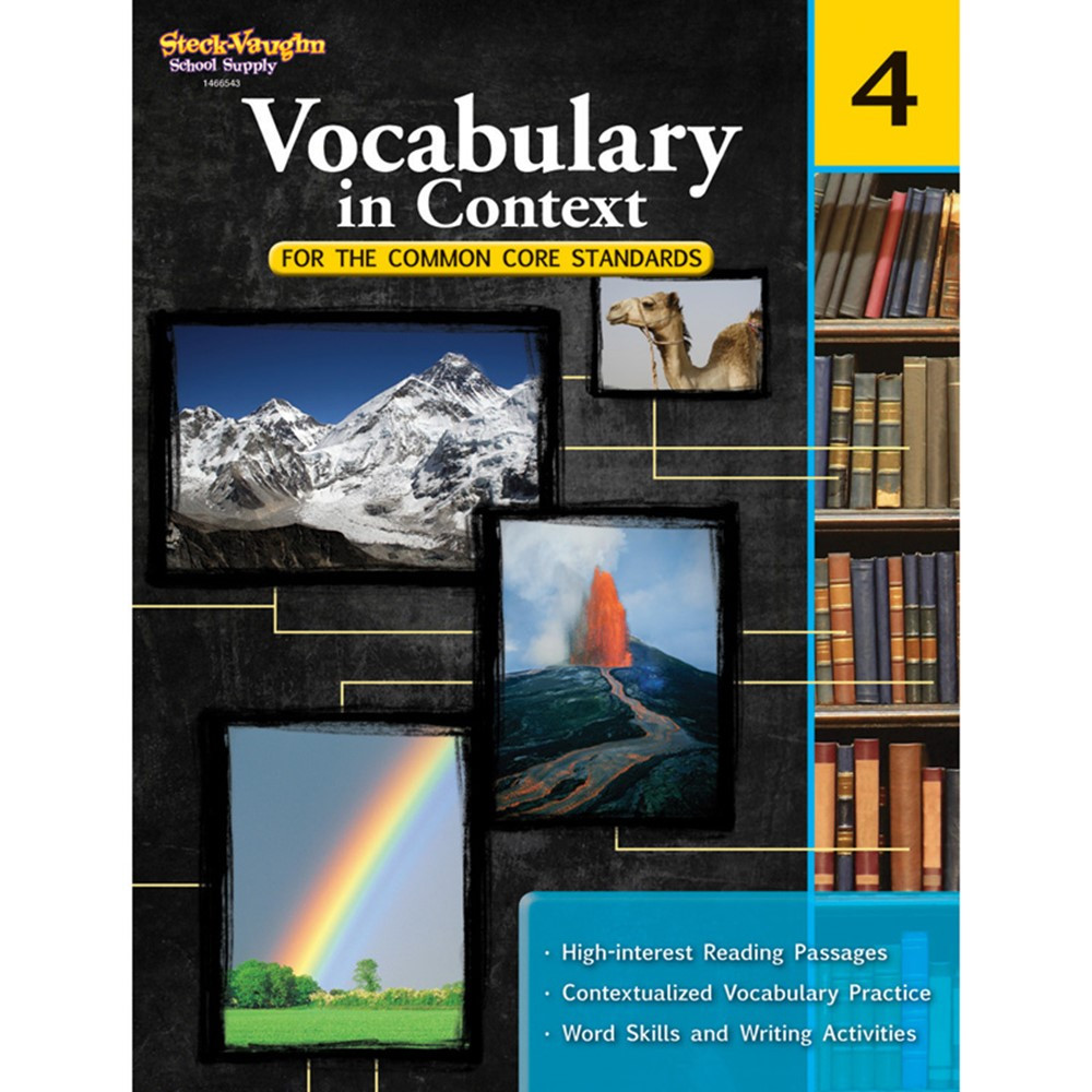 SV-9780547625775 - Gr 4 Vocabulary In Context For The Common Core Standards in Vocabulary Skills