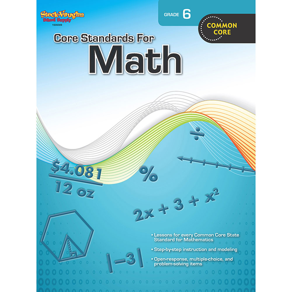 SV-9780547878256 - Core Standards For Math Gr 6 in Activity Books
