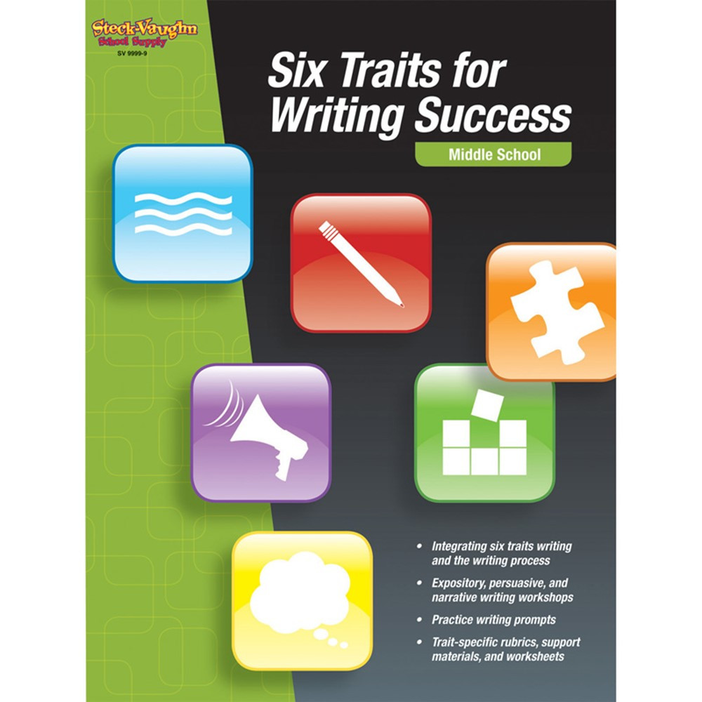 SV-9780547893563 - Six Traits For Writing Success Middle School in Writing Skills