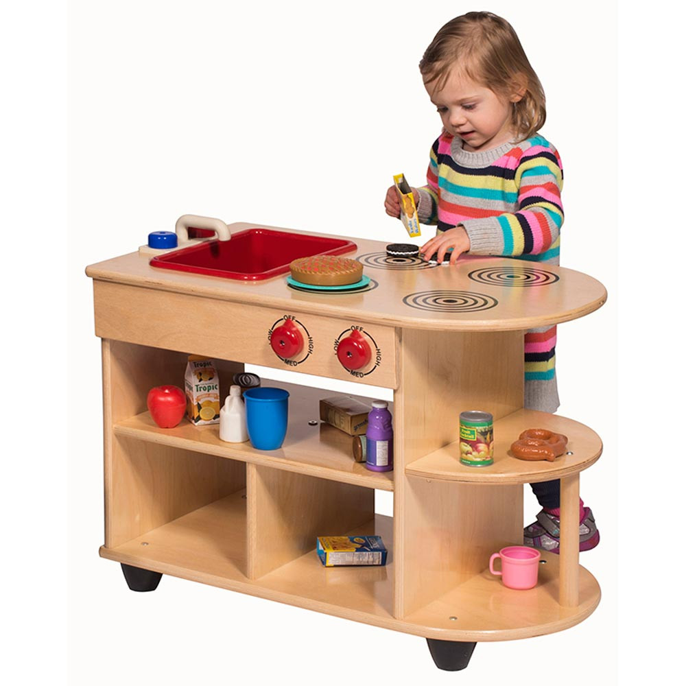 SWPVB9092S - Toddler 2 In 1 Kitchen in Play Furniture