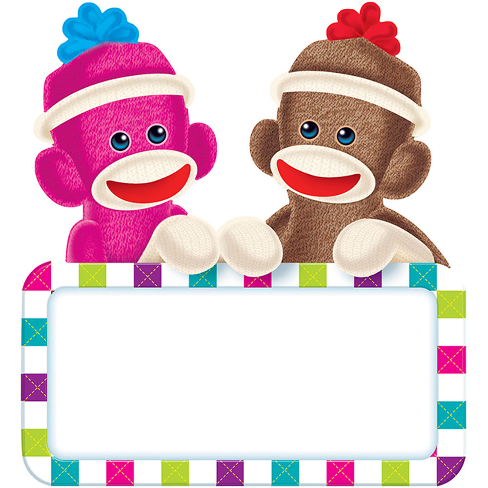 T-10083 - Sock Monkeys Signs Classic Accents in Accents