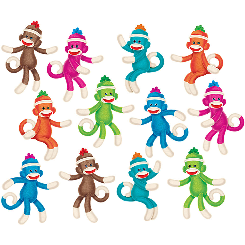 T-10608 - Sock Monkeys Solids Accents Variety Pack in Accents