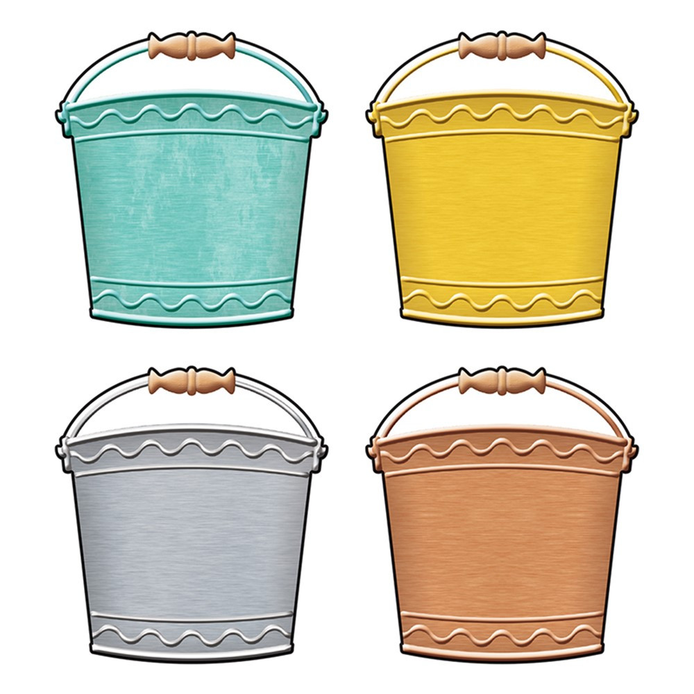 T-10732 - Buckets Mini Accents Variety Pk I Heart Metal in Accents