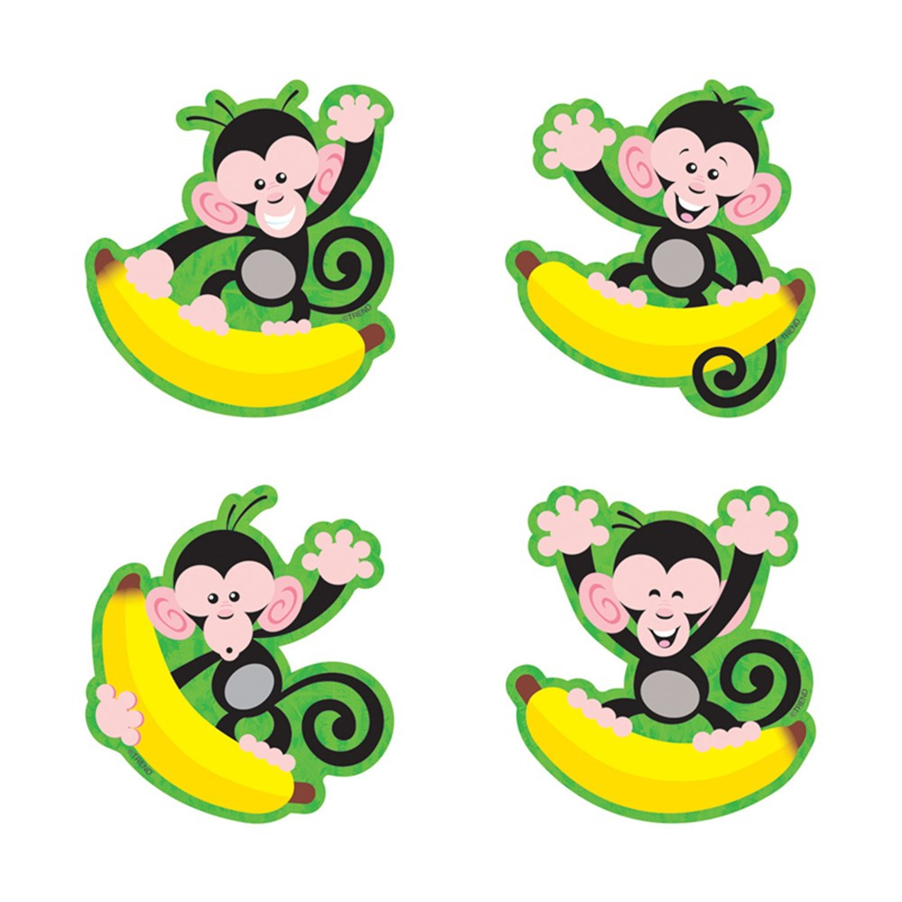 T-10818 - Monkeys-Bananas/Mini Variety Pk Mini Accents in Accents