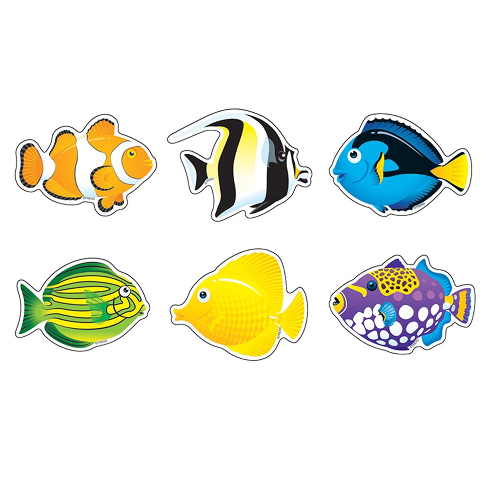 Inc 36 ct TREND enterprises Fish Friends Classic Accents Variety Pack 