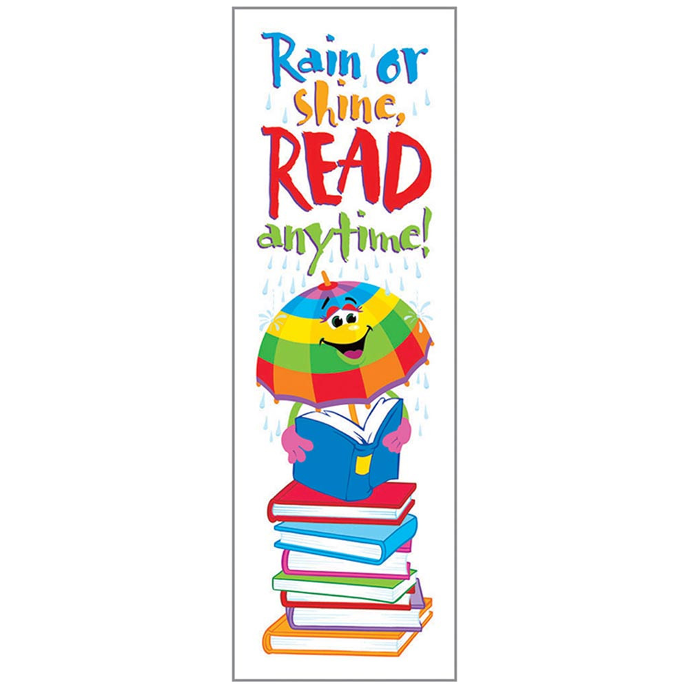T-12024 - Bookmarks Rain Or Shine Read 36/Pk in Bookmarks